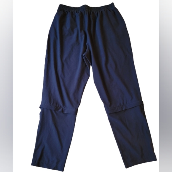 PENNINGTONS ACTIVEZONE Black Zip Convertible Leisure Pants, Size X - Picture 5 of 11